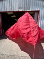 Voile parachute Dénaturée TAP Rouge