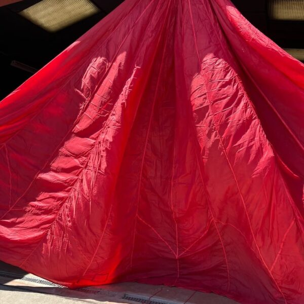 Voile parachute Dénaturée TAP Rouge-8
