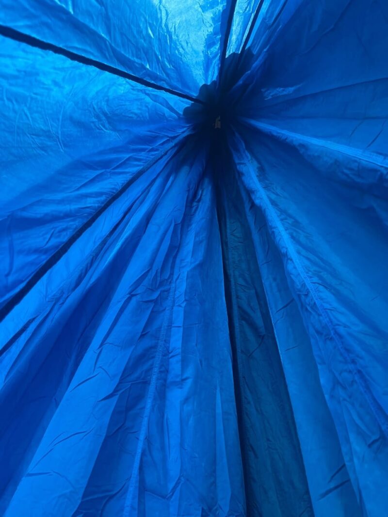Voile parachute Dénaturée TAP Bleue 2009