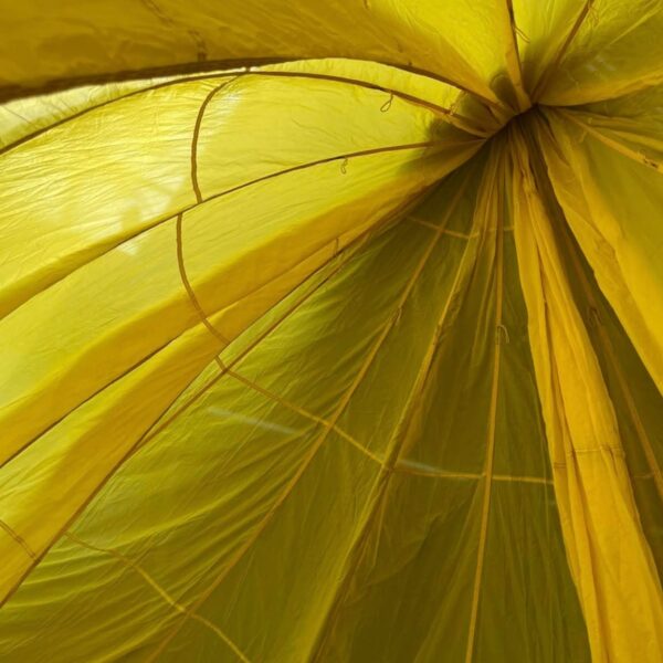 Voile parachute Dénaturée TAP Jaune 51168 1954