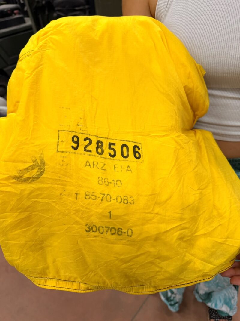 Voile parachute Dénaturée TAP Jaune 928506 1986