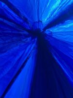 Voile parachute TAP Dénaturée Bleu 118083