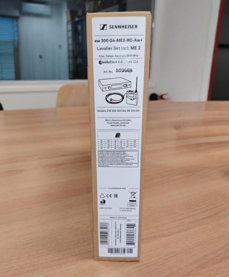 SENNHEISER EW300 G4-ME2-RC-AW+